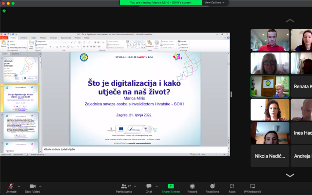 Održan Online Capacity building za korištenje inovativnih digitalnih alata