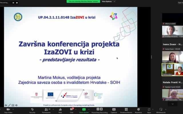 Završna konferencija projekta IzaZOVI u krizi